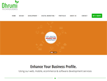 Tablet Screenshot of dhrumi.com